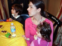 Lauri and little Meaghan.