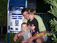 mike, tommy, nicholas & r2-d2 mailbox at MGM
