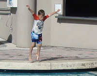 Nicholas dives in!