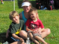 Mom after a Memorial Day 10k.