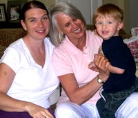 Mommy Tarne, Granny and Caleb.