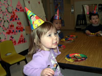 Kayla loves a party!