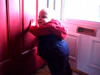 Leaving for school